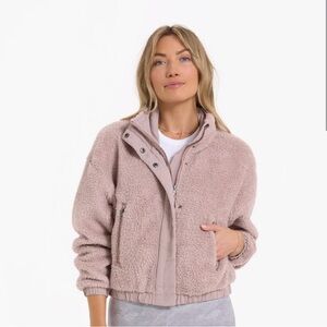 Vuori Cozy Sherpa Jacket - Umber, Size S